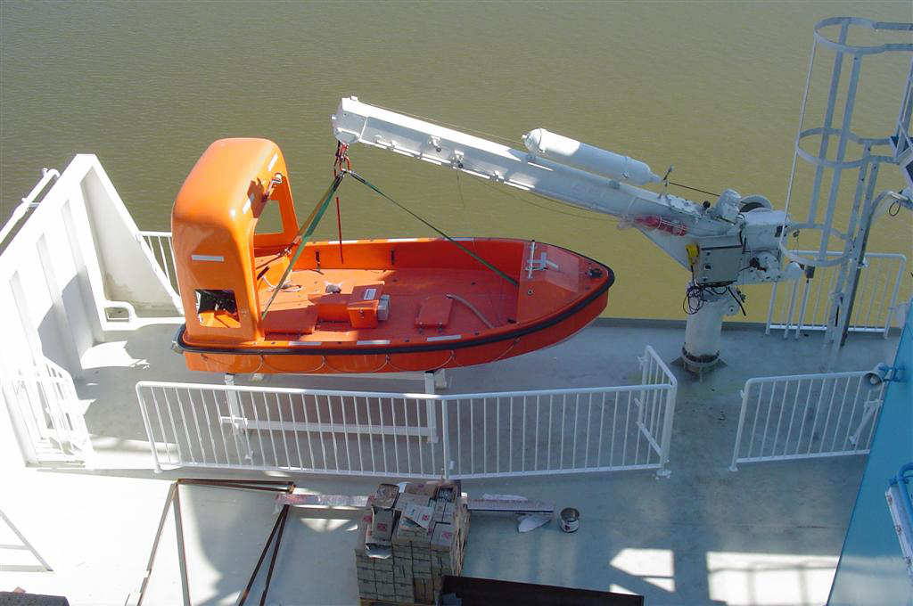 rescue boat davit